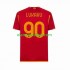 Camisola AS Roma Romelu Lukaku 90 Homem Equipamento Primeiro 2023-2024 Manga Curta